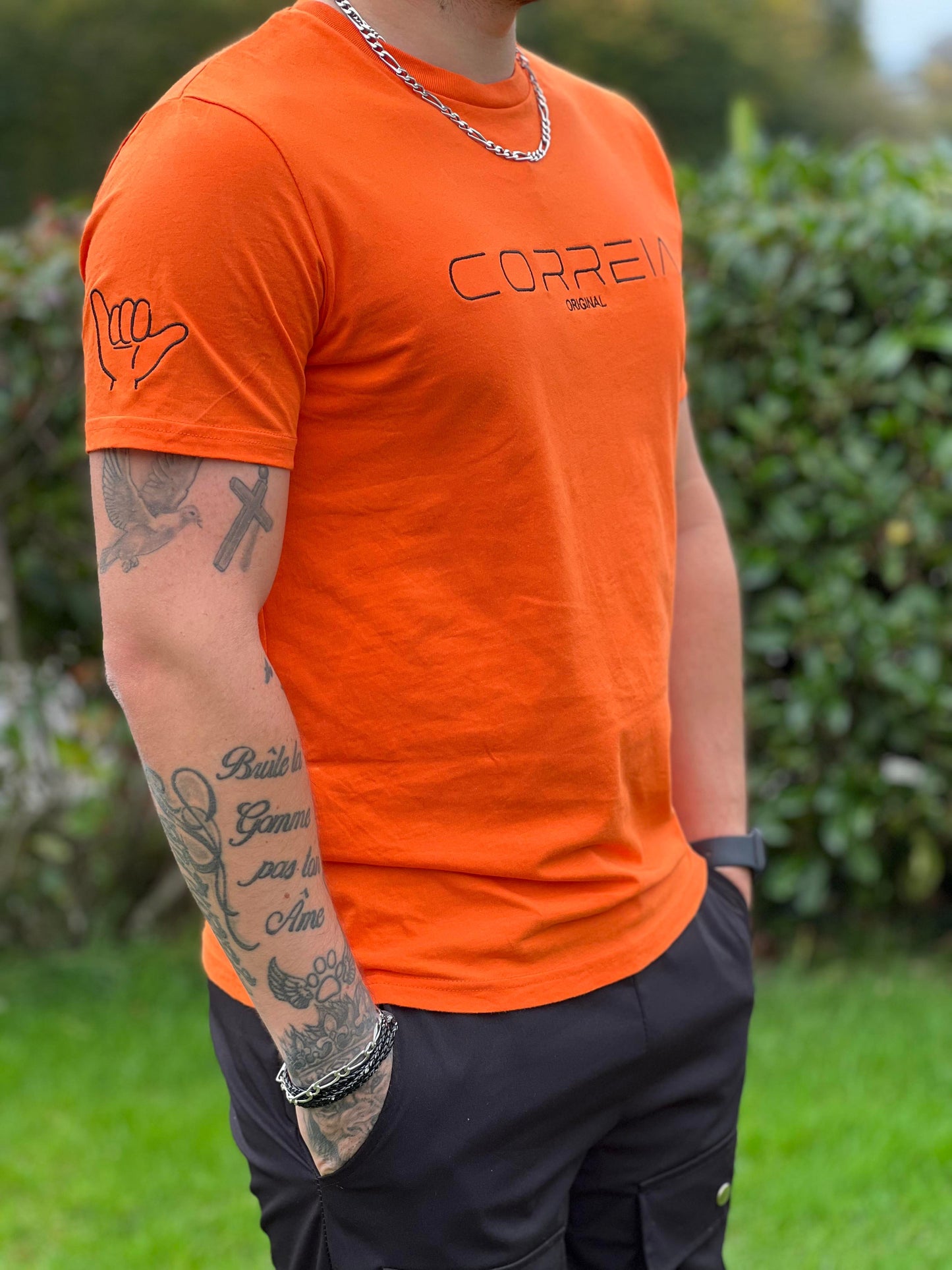 Tee-shirt Correia orange